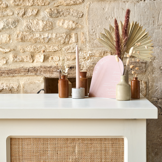 Rattan Panelled Bar