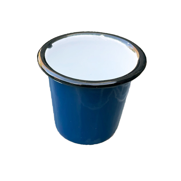 Small Enamel Pot (blue)