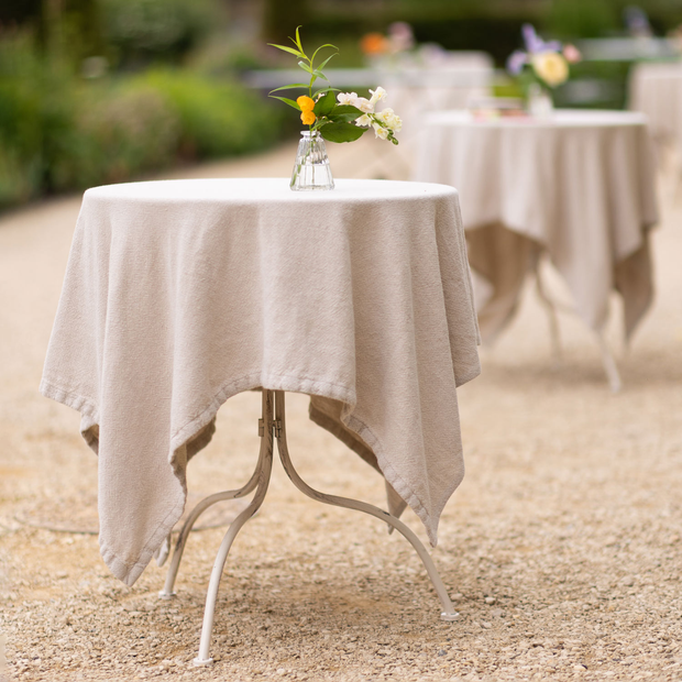Taupe Tablecloth - square