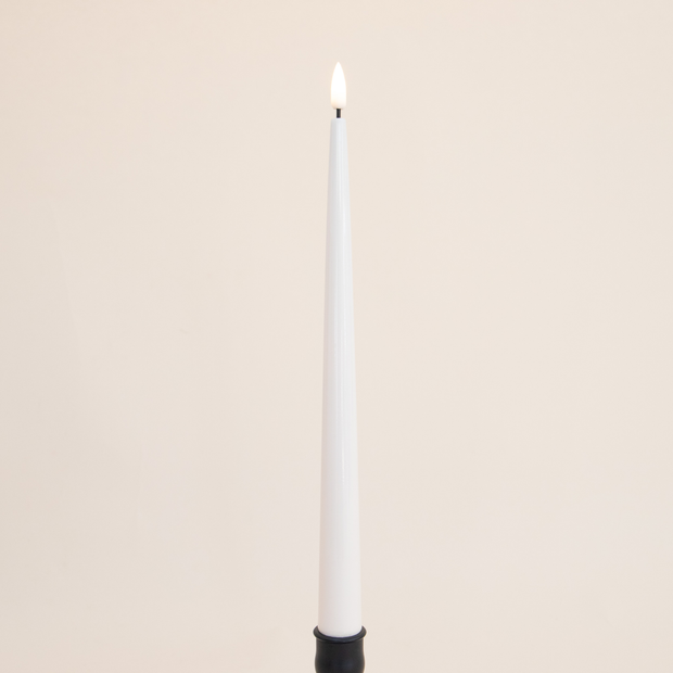 LED  Extra tall Tapered Dinner candle - 38cm