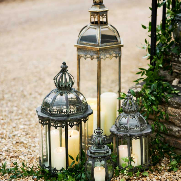 Tall Brass Lantern