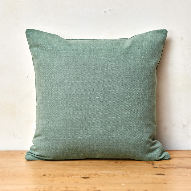 Forest Green Linen Scatter Cushion