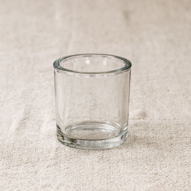 Cylindrical Glass Vase (Small)
