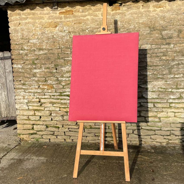 Linen Display Board (Raspberry Pink)