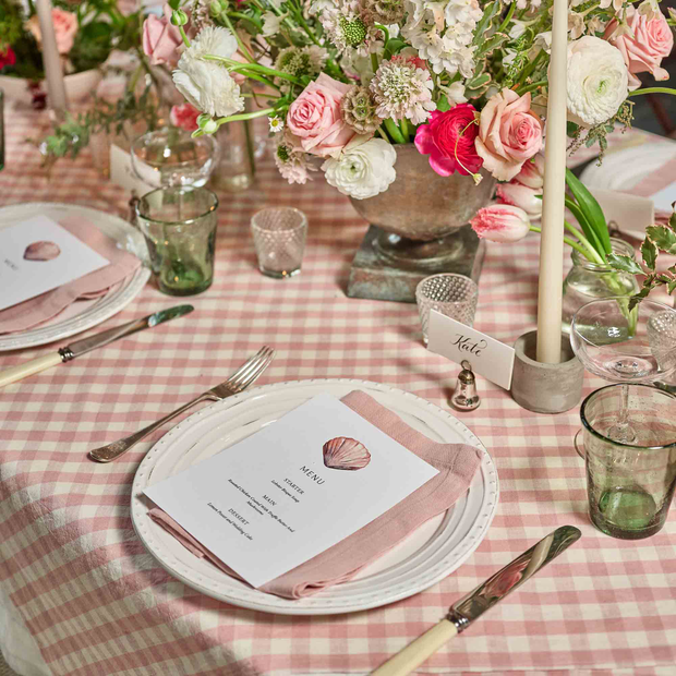 Soft Pink Linen Napkin