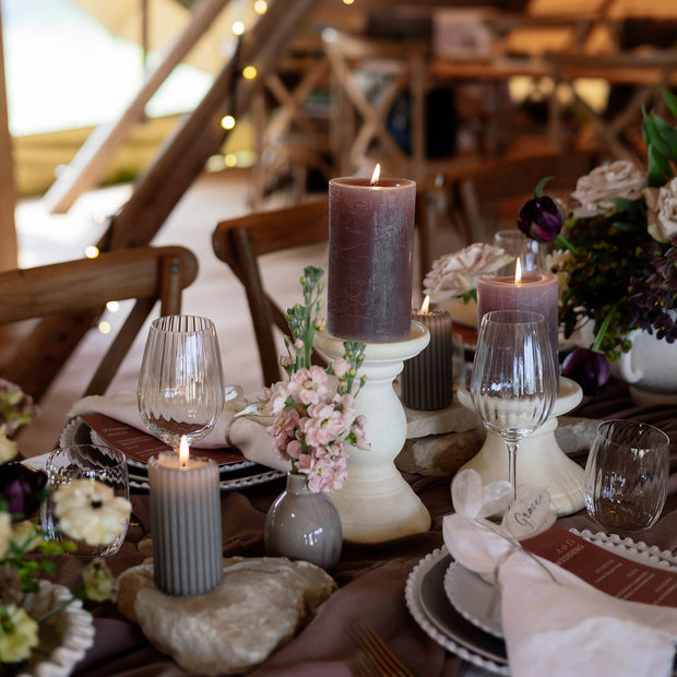 Stone Candlestick (Tall)