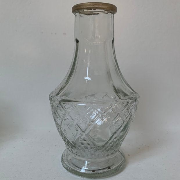 Gold Rimmed Glass Bud Vase (1)