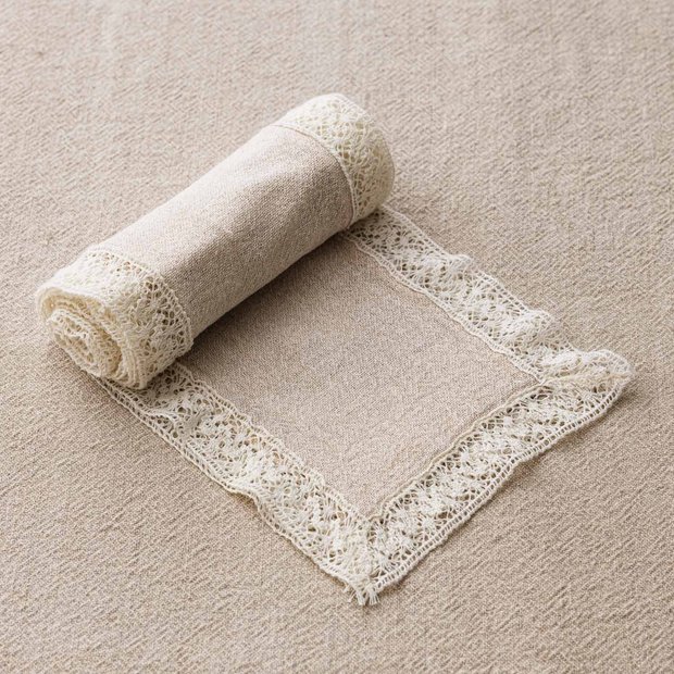 Linen & Lace Table Runner