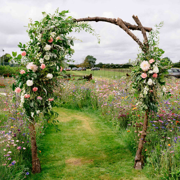 Natural Wooden Arch