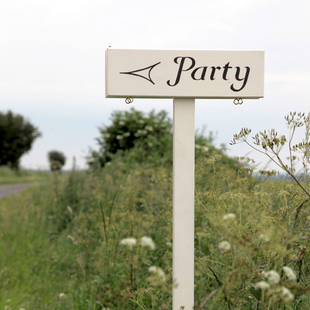 Party Sign (double sided)