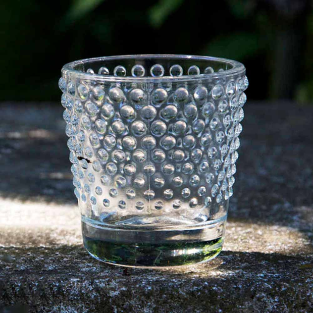 Hobnail Glass Tealight Holder