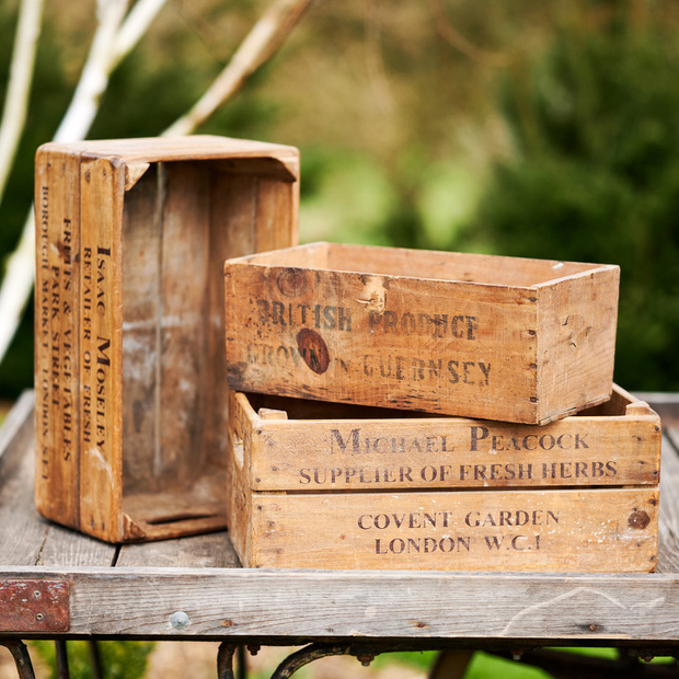 Wooden Vegetable Crates