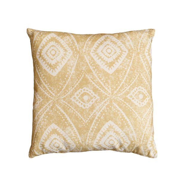 Mustard Patterned Scatter Cushion