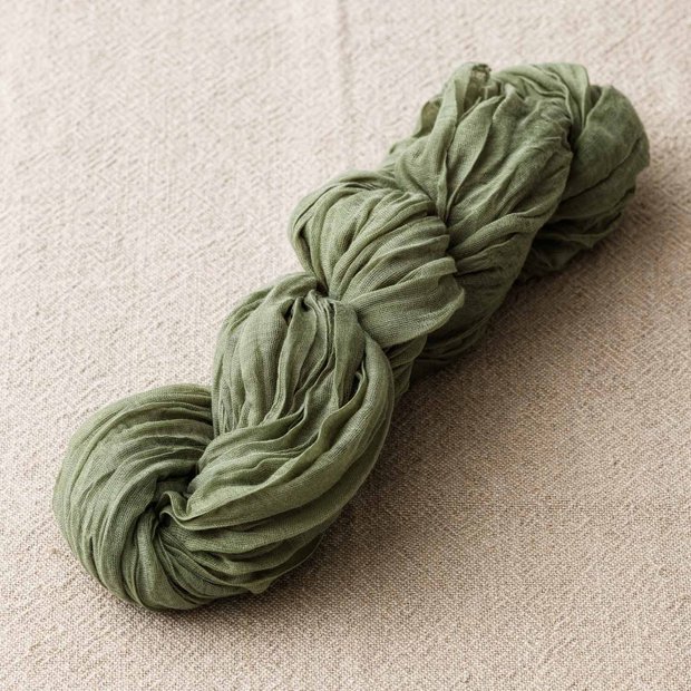 Sage Green Cheesecloth Runner