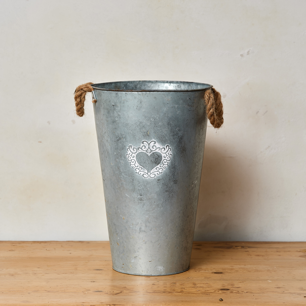 Galvanised Buckets With Handles