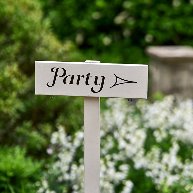 Party Sign (right)