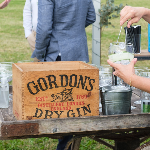 Large Gordons Wooden Crate