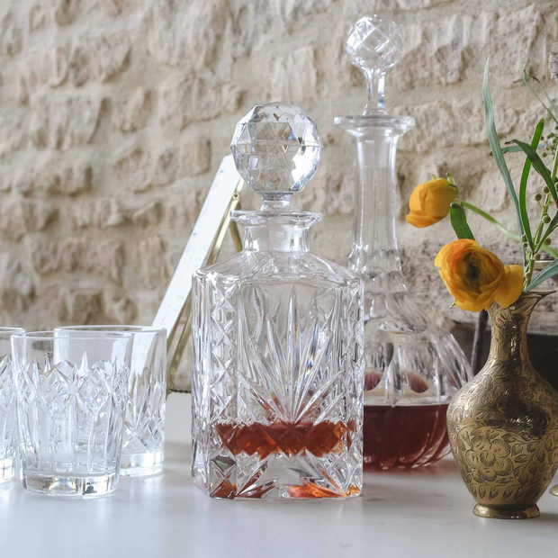 Vintage Crystal Wine Decanter (1)