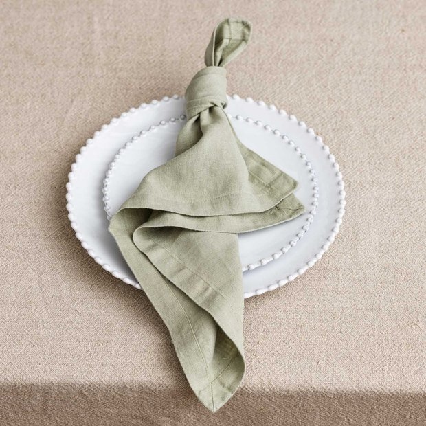 Sage Green Linen Napkin