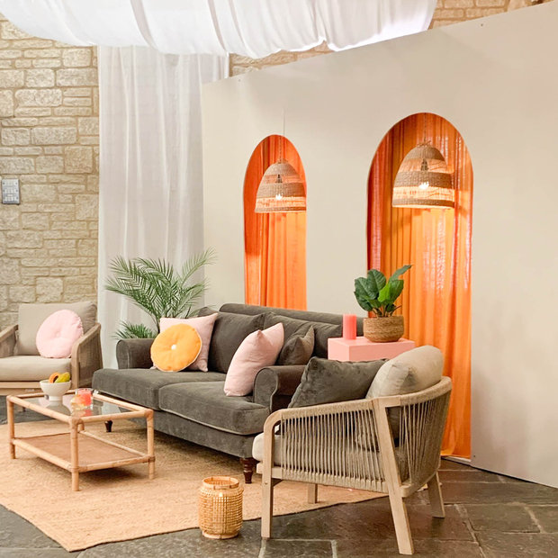 Double Arched Backdrop
