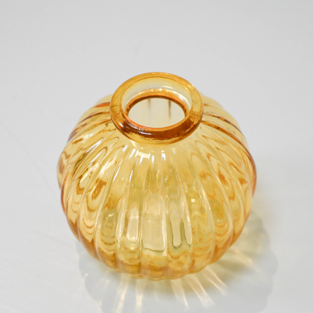 Saffron Glass Bud Vases