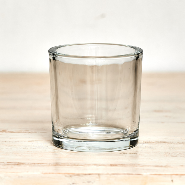 Cylindrical Glass Vase (Small)