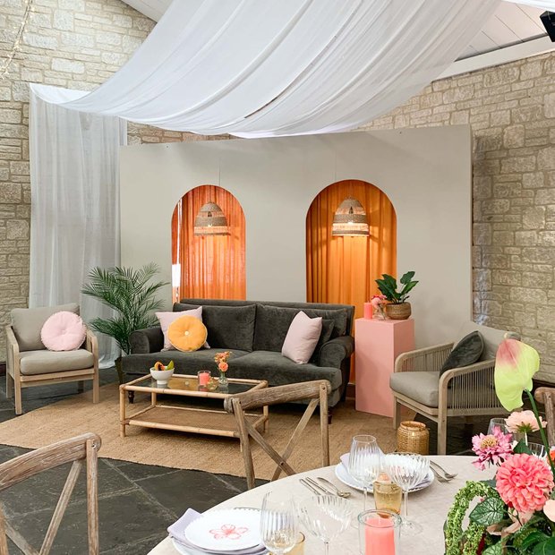 Double Arched Backdrop