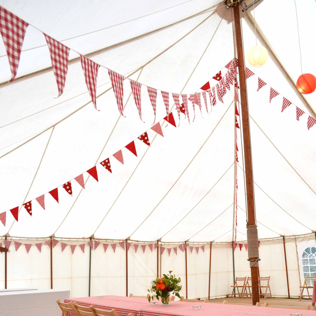 Red Check Bunting