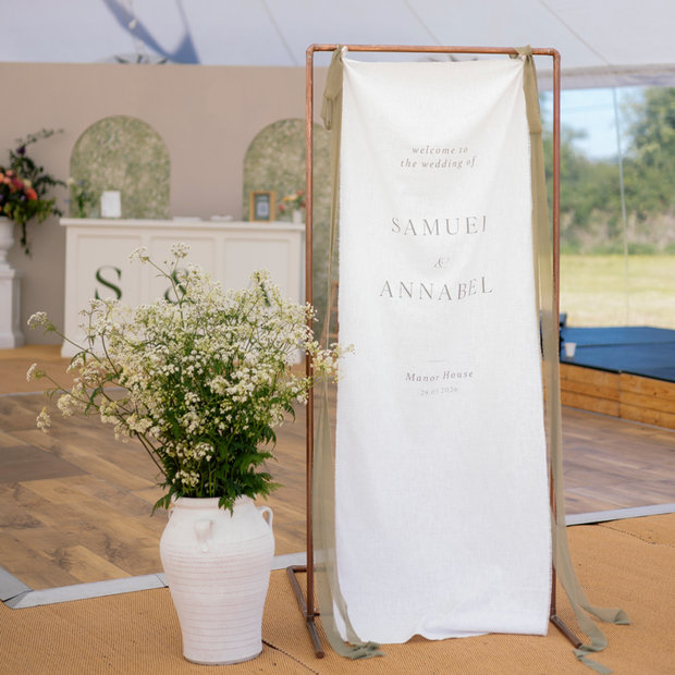 Copper Sign Stand (thin)