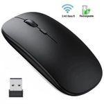 WIRELESS CHARGER Bluetooth Rechargeable MOUSE - W10 Bluetooth and Wireless Dual Model Mouse