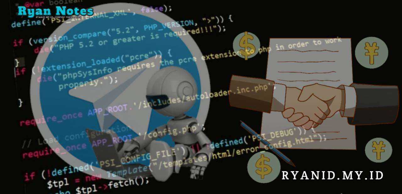 Cara membuat Bot Telegram dengan PHP RyanID