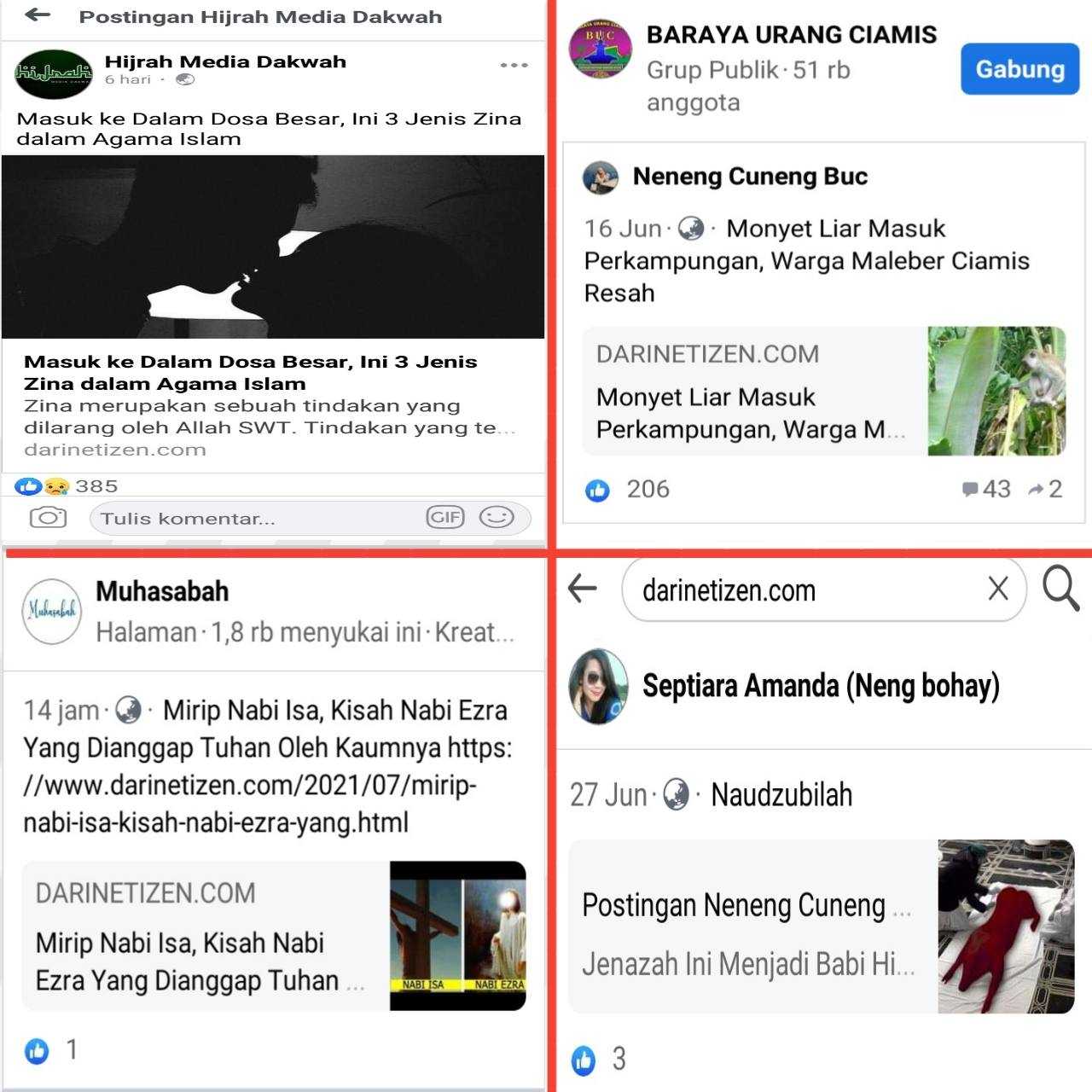 DariNetizen.com selalu nyepam di Grup Facebook