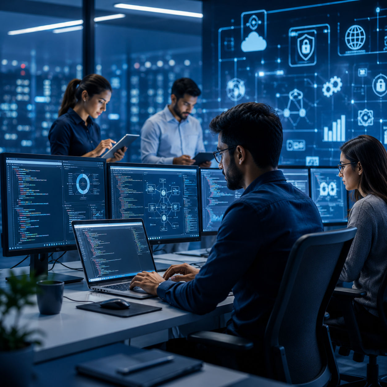 Modern workspace and technology