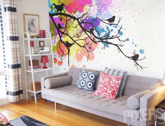 Ten trendy wall murals - Living in a shoebox