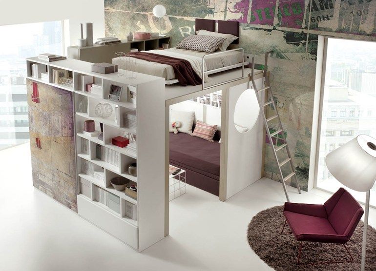 space saving loft beds