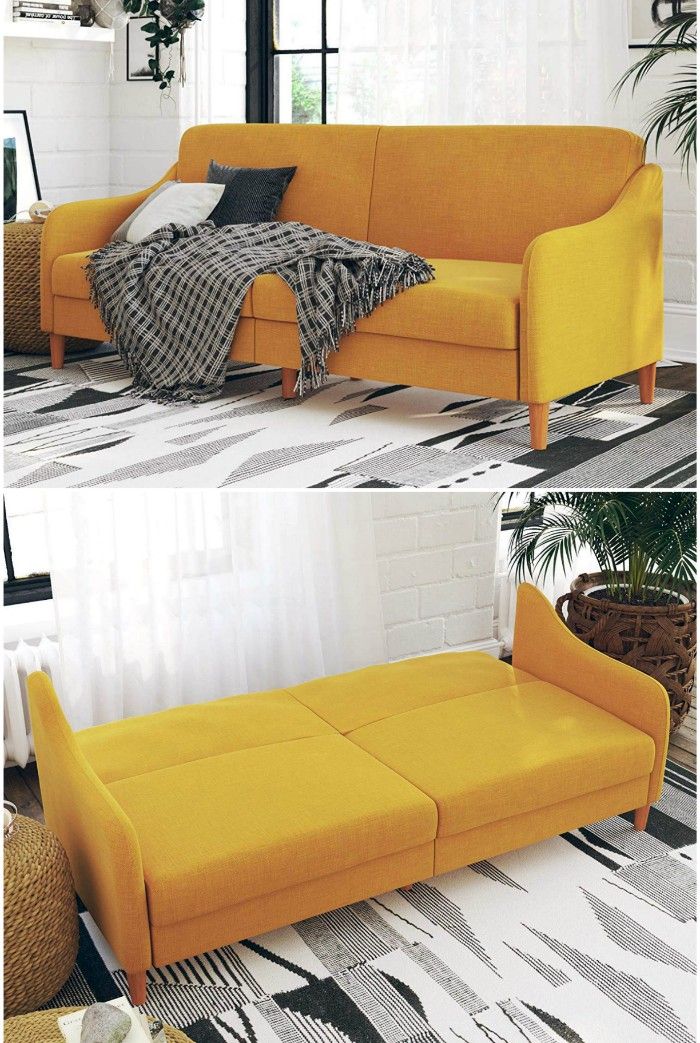 Featured image of post Mustard Yellow Futon : From web design to interior architecture, we are used to seeing the shades of yellow in different dimensions of.