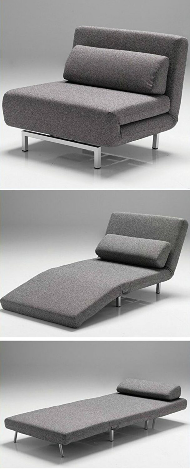 chair-bed-grey - Living in a shoebox