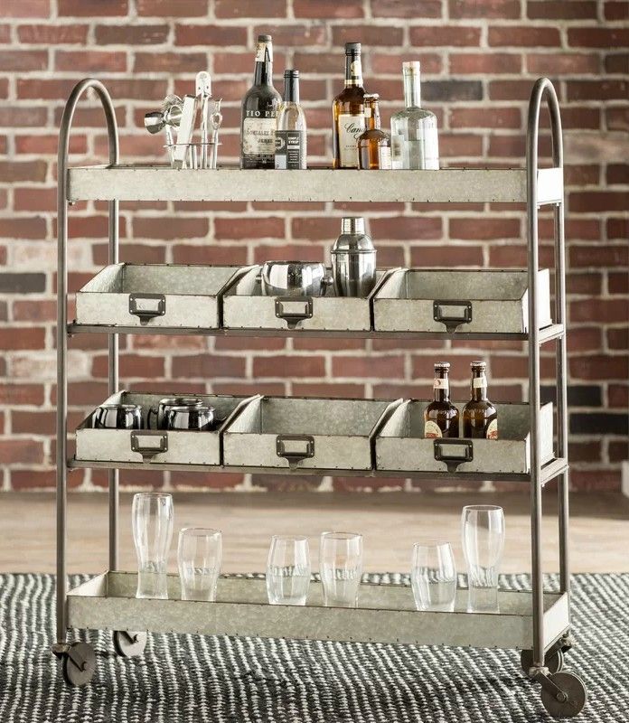 20 Stylish Rolling Carts That Add Extra Storage To Any Room Living In A Shoebox