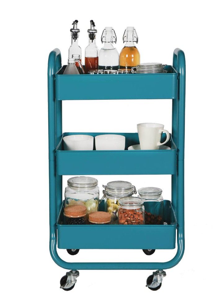 20 stylish rolling carts that add extra storage to any room Living in a shoebox