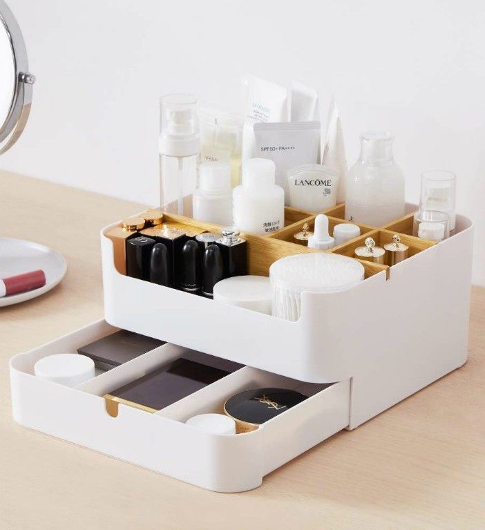 Featured image of post White Makeup Organizer With Drawers / Shop cool personalized drawer makeup organizer with unbelievable discounts.