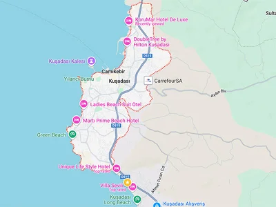 Interactive Kusadasi Map