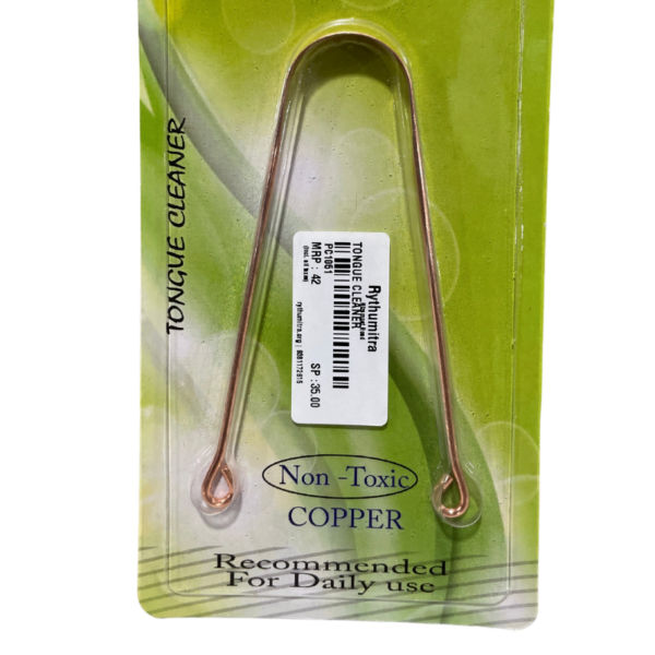 Non Plastic Copper Tongue Cleaner