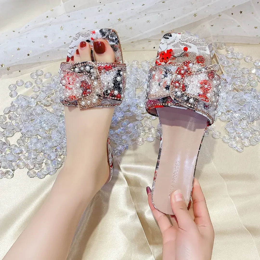 Ladies Rhinestone Slippers  — photo 2