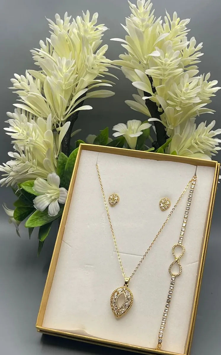Necklace, Bracelet and Earring Set for Women – Elegant Jewelry Gift for Her — photo 2