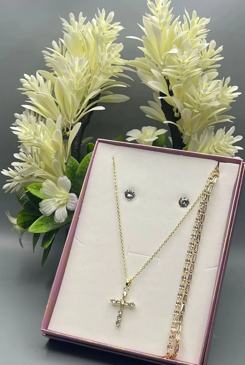 Necklace, Bracelet and Earring Set for Women – Elegant Jewelry Gift for Her — photo 7