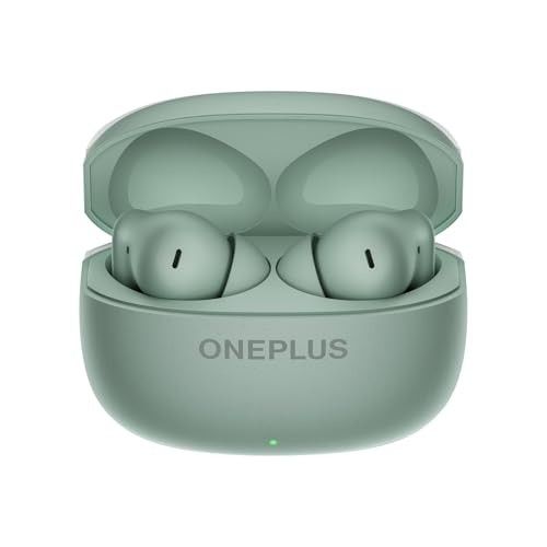 OnePlus Nord Buds 4 TWS Earbuds with 52dB Real-time ANC, Game Sound Spatial Audio, 6-Mic AI Clear Calls, Up to 54hrs Playback, 10 min for 11 hrs Fast Charging, Bluetooth 6.1 - Astral Teal