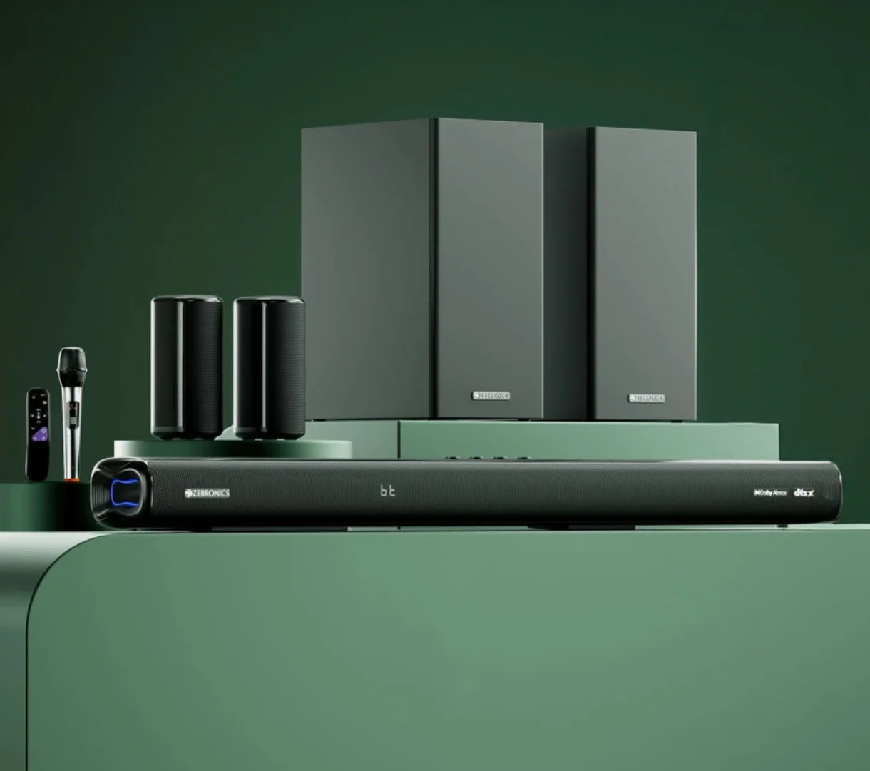 ₹10,000 coupon: ZEBRONICS Juke Bar 9900 (SBSPK C3) DTS X, Dolby Atmos, 2x Wireless Subwoofer & Satellites 725 W Bluetoot