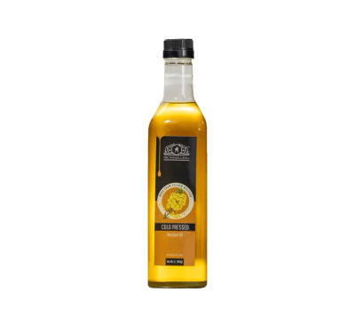 The Mmasala Box Co Cold Pressed Yellow Mustard Oil (1 Liter)