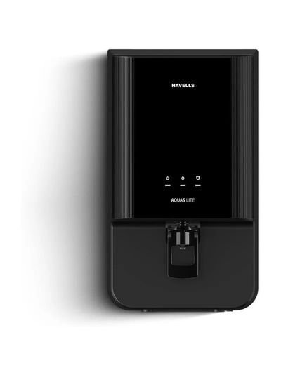 Havells Aquas Lite Compact Wall-Mounted Municipal Water Purifier (Black)