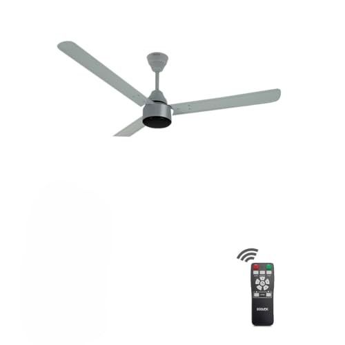 EcoLink AiroMax BLDC 1200mm Ceiling Fan - Grey | Power-Saving BLDC Technology | High Airflow Performance | Low Noise | 2-Year Warranty | Pack of 1